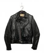 Schottショット）の古着「ダブルライダースジャケット」｜ブラック