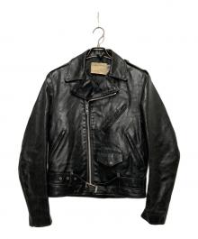 Schott（ショット）の古着「ダブルライダースジャケット」｜ブラック