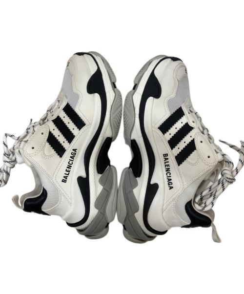 BALENCIAGA（バレンシアガ）BALENCIAGA (バレンシアガ) adidas (アディダス) TRIPLE S ホワイト サイズ:26の古着・服飾アイテム