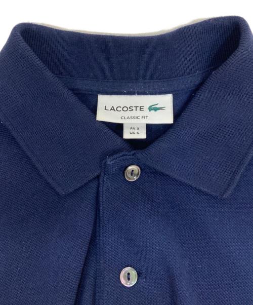 LACOSTE（ラコステ）LACOSTE (ラコステ) ポロシャツ ネイビー サイズ:Sの古着・服飾アイテム