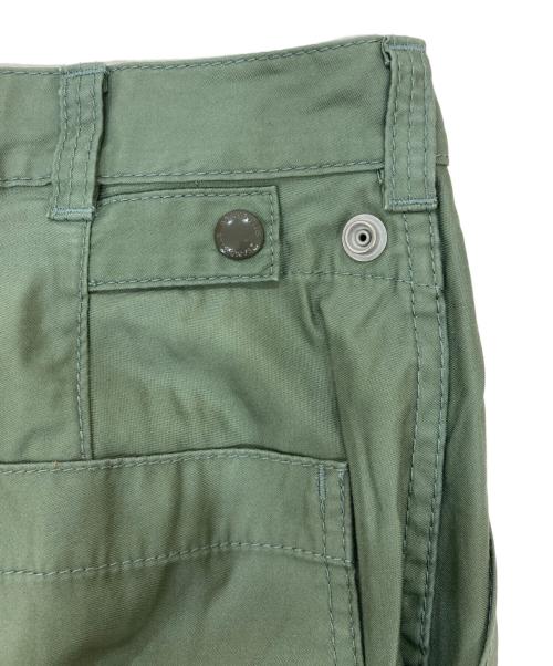 BEAMS PLUS（ビームスプラス）BEAMS PLUS (ビームスプラス) 1Pleat Baker 80/3 Back Satin Pants グリーン サイズ:Sの古着・服飾アイテム