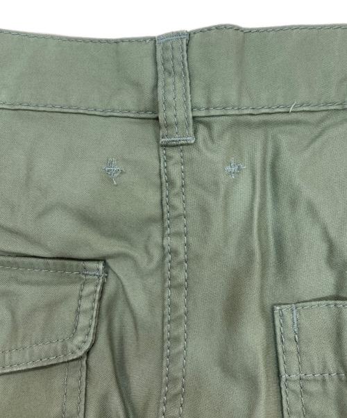BEAMS PLUS（ビームスプラス）BEAMS PLUS (ビームスプラス) 1Pleat Baker 80/3 Back Satin Pants グリーン サイズ:Sの古着・服飾アイテム