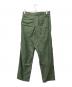 BEAMS PLUS (ビームスプラス) 1Pleat Baker 80/3 Back Satin Pants グリーン サイズ:S：4000円