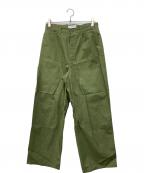 MARKAマーカ）の古着「M-35 BUCKLE BACK PANTS」｜グリーン