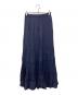 SLOBE IENA（スローブ イエナ）の古着「レーヨンクレープティアードスカート」｜ネイビー