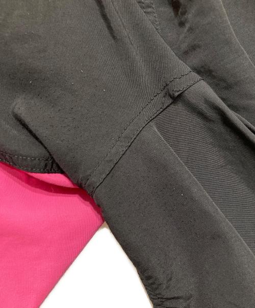 stussy（ステューシー）stussy (ステューシー) バイカラーハーフパンツ ブラック×ピンク サイズ:Lの古着・服飾アイテム