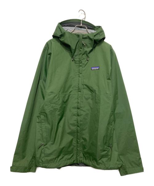 Patagonia（パタゴニア）Patagonia (パタゴニア) Torrentshell 3L Rain Jacket グリーン サイズ:M 未使用品の古着・服飾アイテム