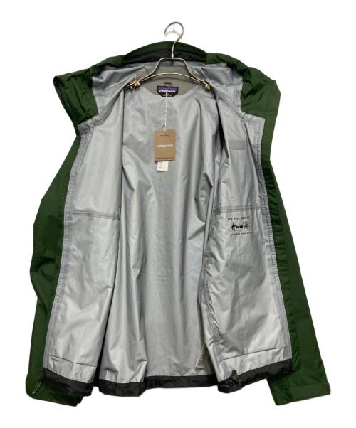 Patagonia（パタゴニア）Patagonia (パタゴニア) Torrentshell 3L Rain Jacket グリーン サイズ:M 未使用品の古着・服飾アイテム