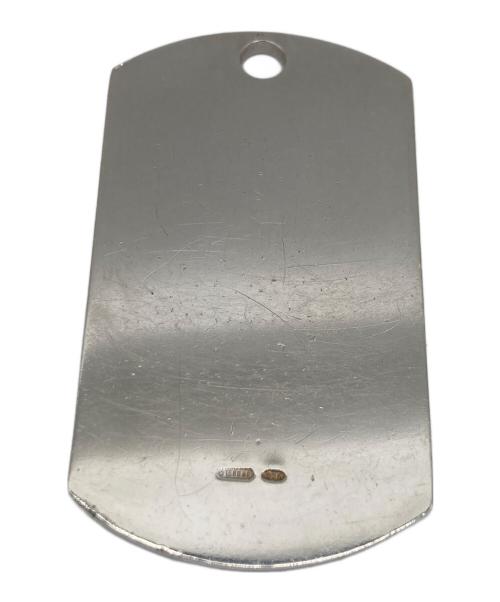 GUCCI（グッチ）GUCCI (グッチ) ドッグタグペンダントトップ シルバーの古着・服飾アイテム