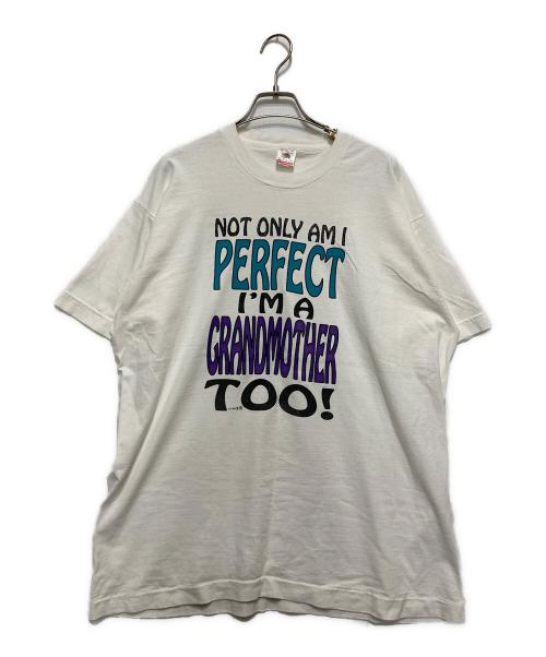 FRUIT OF THE LOOM（フルーツオブザルーム）FRUIT OF THE LOOM (フルーツオブザルーム) プリントTシャツ ホワイト サイズ:XLの古着・服飾アイテム