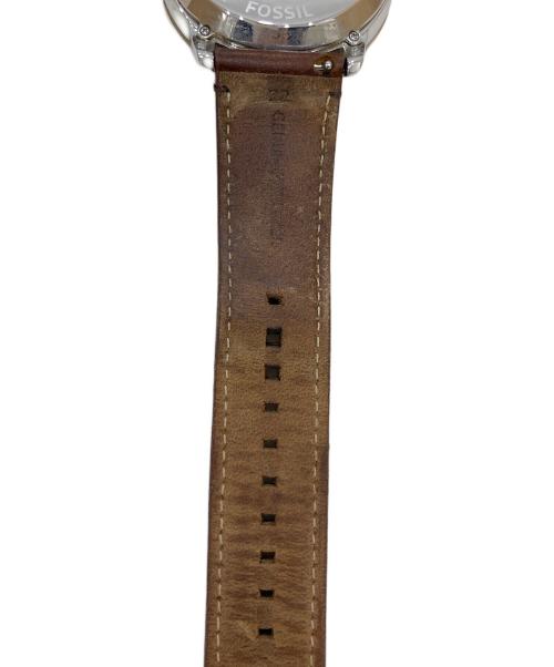 FOSSIL（フォッシル）FOSSIL (フォッシル) TOWNSMAN オートマティック ブラウン レザーウォッチ ネイビーの古着・服飾アイテム