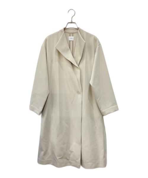 URBAN RESEARCH DOORS（アーバンリサーチドアーズ）URBAN RESEARCH DOORS (アーバンリサーチドアーズ) ダブルクロスガウンコート アイボリー サイズ:Mの古着・服飾アイテム