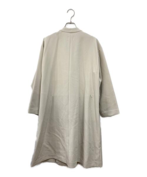URBAN RESEARCH DOORS（アーバンリサーチドアーズ）URBAN RESEARCH DOORS (アーバンリサーチドアーズ) ダブルクロスガウンコート アイボリー サイズ:Mの古着・服飾アイテム