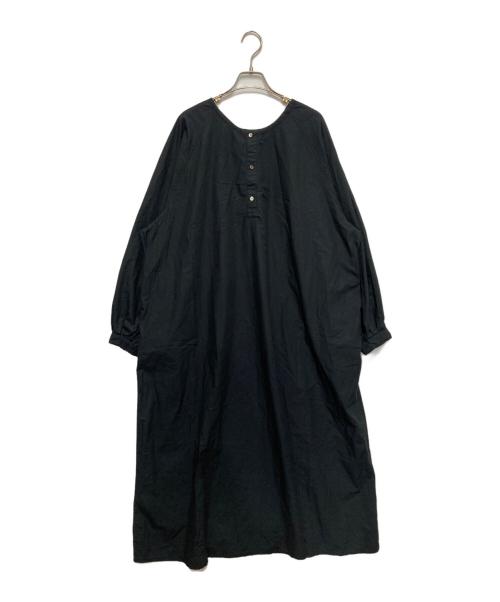 solamonat poche（ソラモナ ポッシェ）solamonat poche (ソラモナ ポッシェ) 長袖ワンピース ブラック サイズ:SIZE 3の古着・服飾アイテム