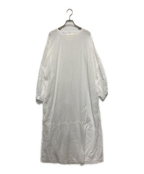 solamonat poche（ソラモナ ポッシェ）solamonat poche (ソラモナ ポッシェ) 長袖ワンピース ホワイト サイズ:不明の古着・服飾アイテム