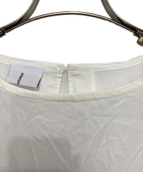 solamonat poche（ソラモナ ポッシェ）solamonat poche (ソラモナ ポッシェ) 長袖ワンピース ホワイト サイズ:不明の古着・服飾アイテム