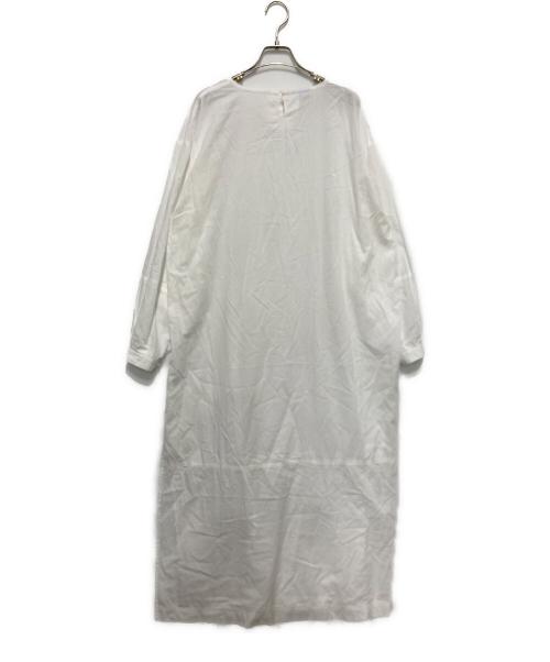 solamonat poche（ソラモナ ポッシェ）solamonat poche (ソラモナ ポッシェ) 長袖ワンピース ホワイト サイズ:不明の古着・服飾アイテム
