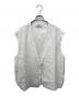 solamonet poche（ソラモナ ポッシェ）の古着「リネンベスト」｜ホワイト