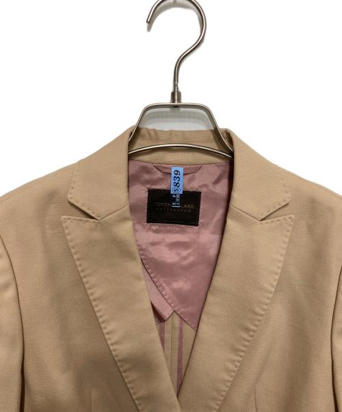 TOMORROW LAND（トゥモローランド）TOMORROW LAND (トゥモローランド) ウールストレッチオックス ピークドラペルジャケット ベージュ サイズ:SIZE36の古着・服飾アイテム