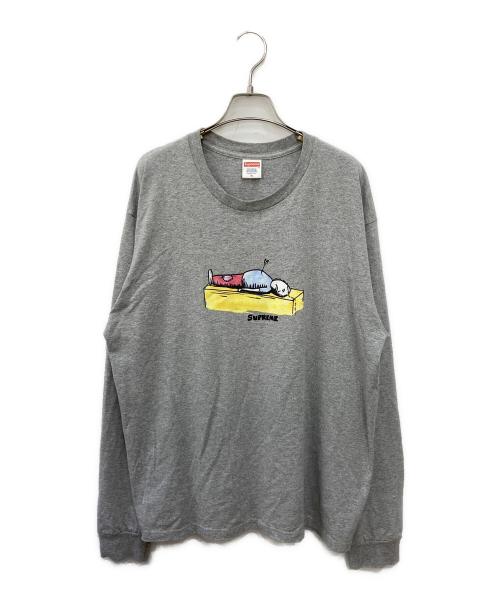SUPREME（シュプリーム）SUPREME (シュプリーム) Neil Blender Arrow L/S Tee グレー サイズ:XLの古着・服飾アイテム