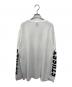 stussy (ステューシー) スカルプリントカットソー ホワイト サイズ:XL：4500円