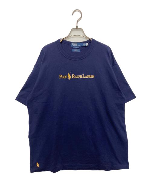POLO RALPH LAUREN（ポロ・ラルフローレン）POLO RALPH LAUREN (ポロ・ラルフローレン) BEAMS (ビームス) 別注 Gold Logo T-Shirt ネイビー サイズ:Lの古着・服飾アイテム