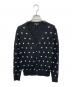 theory（セオリー）の古着「ドット柄カーディガン」｜ブラック