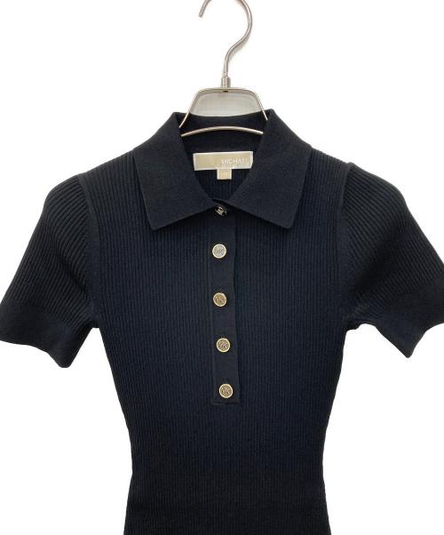 MICHAEL KORS（マイケル・コース）MICHAEL KORS (マイケルコース) ニットワンピース ブラック サイズ:XXSの古着・服飾アイテム