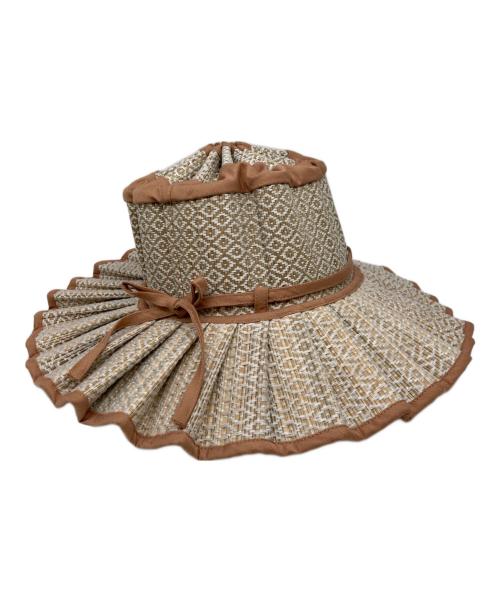 Lorna Murray（ローナマーレイ）LORNA MURRAY (ローナマーレイ) カプリハット ベージュ サイズ:Lの古着・服飾アイテム