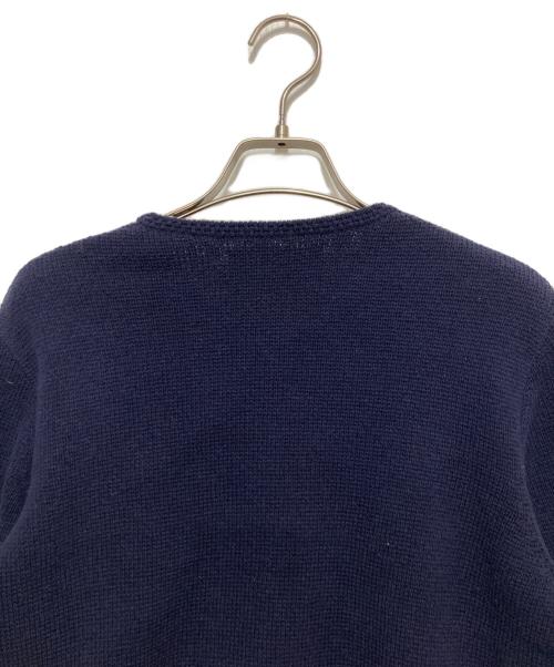 MACPHEE（マカフィー）MACPHEE (マカフィー) ハーフミラノリブクロップドカーディガン ネイビー サイズ:Sの古着・服飾アイテム