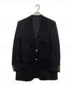 BURBERRY LONDONバーバリーロンドン）の古着「金釦テーラードジャケット」｜ネイビー