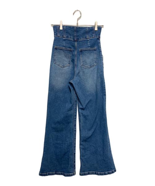 Snidel（スナイデル）Snidel (スナイデル) ハイウエストフレアデニムパンツ ブルー サイズ:SIZE 00の古着・服飾アイテム