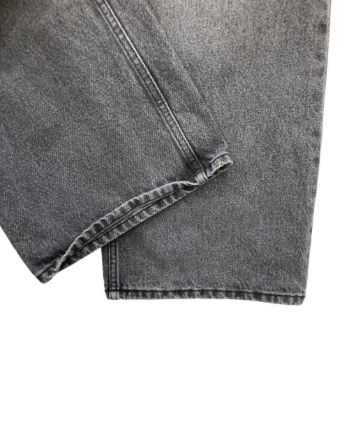 Snidel（スナイデル）Snidel (スナイデル) ハイウエストデニムパンツ グレーの古着・服飾アイテム