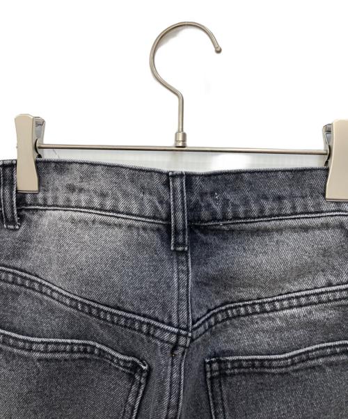 Snidel（スナイデル）Snidel (スナイデル) ハイウエストデニムパンツ グレーの古着・服飾アイテム