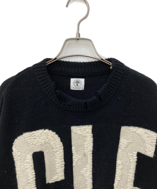 SAINT MICHAEL（セントマイケル）SAINT MICHAEL (セントマイケル) KNIT/CLF/BLACK ブラック サイズ:Mの古着・服飾アイテム