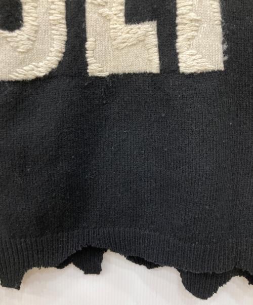 SAINT MICHAEL（セントマイケル）SAINT MICHAEL (セントマイケル) KNIT/CLF/BLACK ブラック サイズ:Mの古着・服飾アイテム