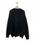 SAINT MICHAEL (セントマイケル) KNIT/CLF/BLACK ブラック サイズ:M：20000円