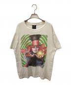 SAINT MICHAELセントマイケル）の古着「DSNY SS TEE/MAD HATTER/WHITE」｜ホワイト