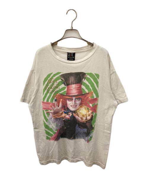 SAINT MICHAEL（セントマイケル）SAINT MICHAEL (セントマイケル) DSNY SS TEE/MAD HATTER/WHITE ホワイト サイズ:Sの古着・服飾アイテム