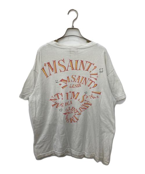 SAINT MICHAEL（セントマイケル）SAINT MICHAEL (セントマイケル) DSNY SS TEE/MAD HATTER/WHITE ホワイト サイズ:Sの古着・服飾アイテム