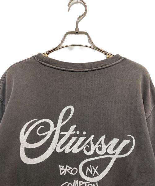 stussy（ステューシー）stussy (ステューシー) STUSSY WORLD TOUR CREW グレー サイズ:Lの古着・服飾アイテム