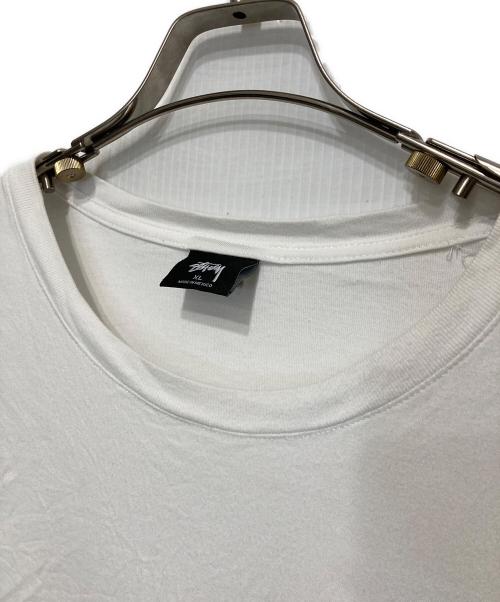 stussy（ステューシー）stussy (ステューシー) バックプリントTシャツ ホワイト サイズ:XLの古着・服飾アイテム