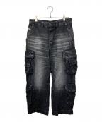 DIESELディーゼル）の古着「D-FISH-CARGO-S」｜ブラック