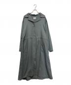 Demi-Luxe Beamsデミルクス ビームス）の古着「ドロストオープンカラーコート」｜グレー