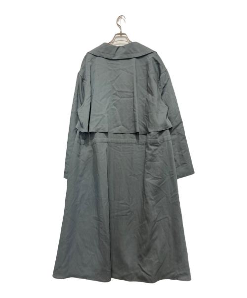 Demi-Luxe Beams（デミルクス ビームス）Demi-Luxe BEAMS (デミルクス ビームス) ドロストオープンカラーコート グレー サイズ:Ⅿの古着・服飾アイテム