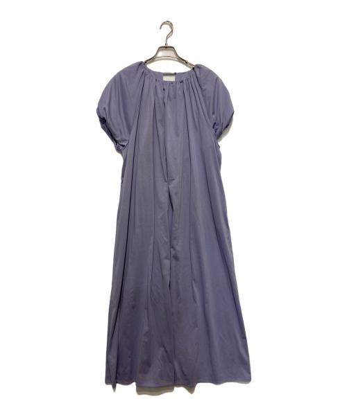 BALLSEY（ボールジィ）BALLSEY (ボールジィ) ハイゲージジャージー バルーンスリーブワンピース ブルー サイズ:Sの古着・服飾アイテム