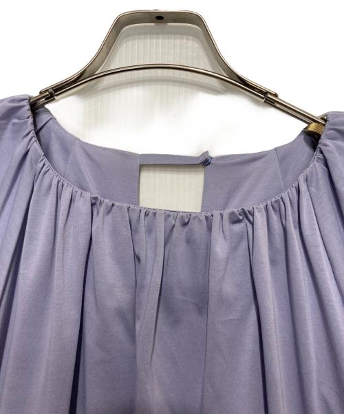 BALLSEY（ボールジィ）BALLSEY (ボールジィ) ハイゲージジャージー バルーンスリーブワンピース ブルー サイズ:Sの古着・服飾アイテム