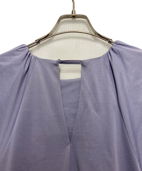 BALLSEY（ボールジィ）BALLSEY (ボールジィ) ハイゲージジャージー バルーンスリーブワンピース ブルー サイズ:Sの古着・服飾アイテム