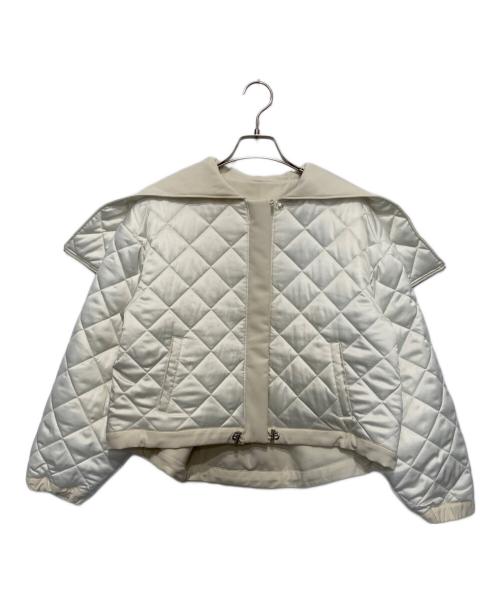 MARILYN MOON（マリリンムーン）MARILYN MOON (マリリンムーン) キルティング リバーシブル ブルゾン アイボリー サイズ:FREEの古着・服飾アイテム