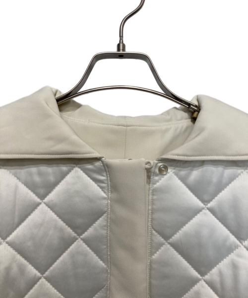 MARILYN MOON（マリリンムーン）MARILYN MOON (マリリンムーン) キルティング リバーシブル ブルゾン アイボリー サイズ:FREEの古着・服飾アイテム